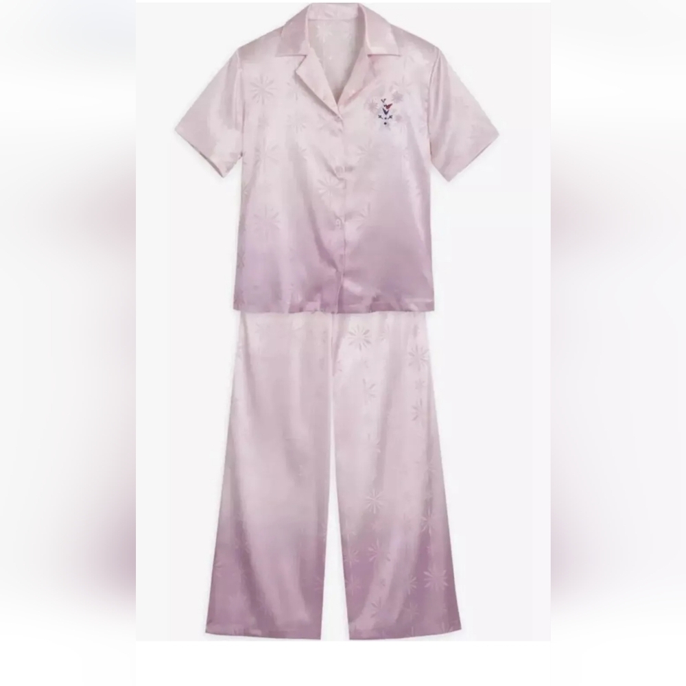 Disney Silk Soft Olaf Sleep Set PJs Pajamas Women's Nwt Soft Frozen nwt